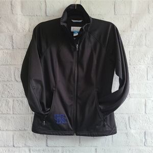 Columbia Omni-Heat Black Full Zip Jacket Size Small